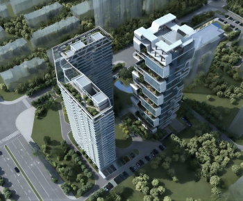 Modern Residential Building-ID:499947078