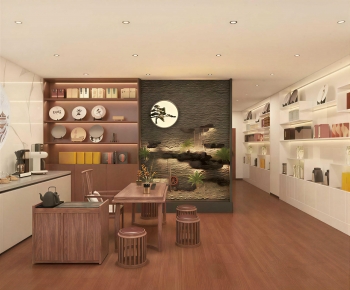 New Chinese Style Teahouse Tea House-ID:580921228