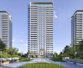 Modern Residential Building-ID:582844024