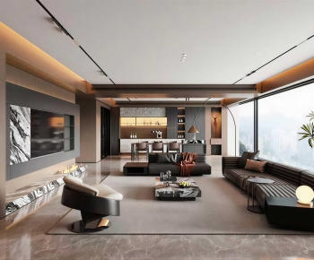 Modern A Living Room-ID:462104087
