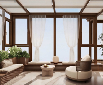 Modern Glass Sun Room-ID:713253976