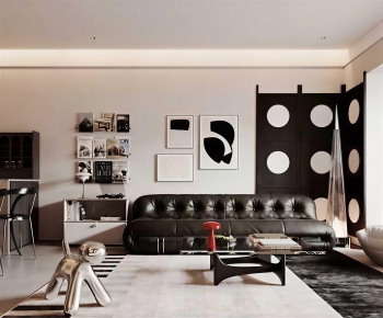 Modern A Living Room-ID:741264107