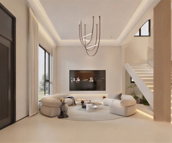Modern A Living Room-ID:885858068