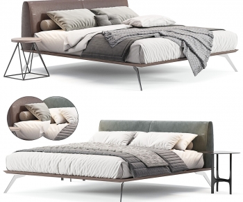 Modern Double Bed-ID:883215903