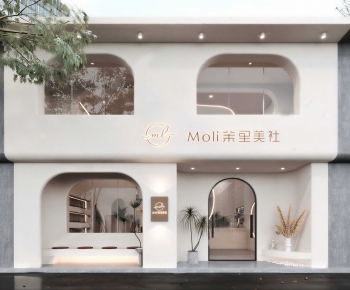 Modern Facade Element-ID:869491158