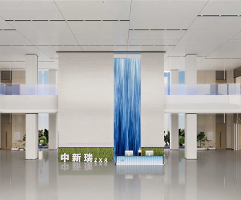 Modern Office Reception Desk-ID:486982114