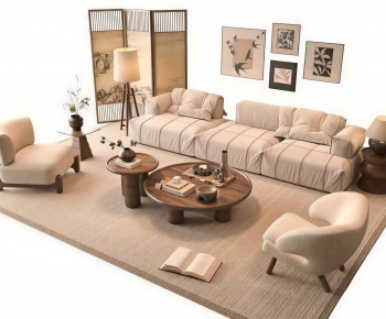 New Chinese Style Sofa Combination-ID:828805923