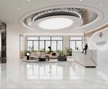 Modern Office Reception Desk-ID:561960947