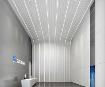 Modern Exhibition Hall-ID:706711052