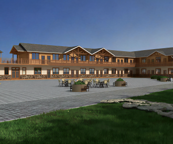 New Chinese Style Appearance Of Commercial Building-ID:148128994