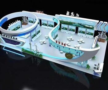 Modern Exhibition Hall-ID:535290966