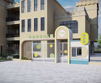 Modern Facade Element-ID:290647031