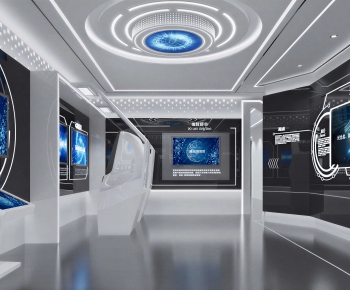 Modern Exhibition Hall-ID:474222909