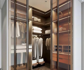 Modern Clothes Storage Area-ID:610913997