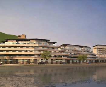 Modern Appearance Of Commercial Building-ID:321203957