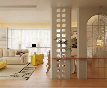 Modern A Living Room-ID:371135958