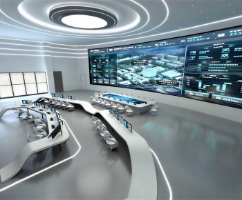 Modern Exhibition Hall-ID:857974052