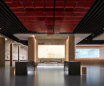 Modern Exhibition Hall-ID:536942962