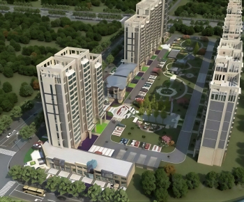 Modern Architectural Bird's-eye View Planning-ID:637015108