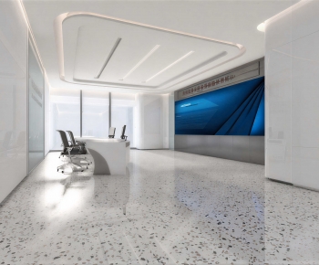 Modern Office Reception Desk-ID:434531936