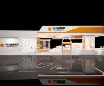 Modern Exhibition Hall-ID:719404943