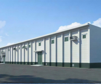 Modern Industrial Building-ID:641314986