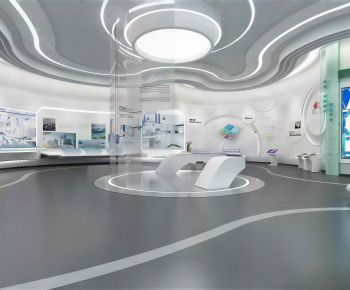 Modern Exhibition Hall-ID:368896967