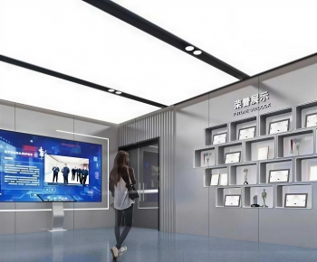 Modern Exhibition Hall-ID:843767887