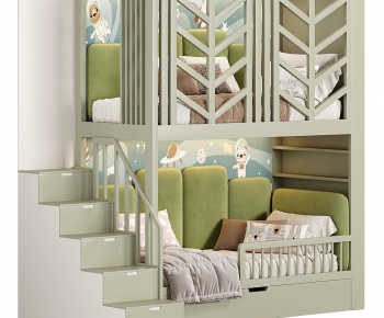 Modern Bunk Bed-ID:117362027