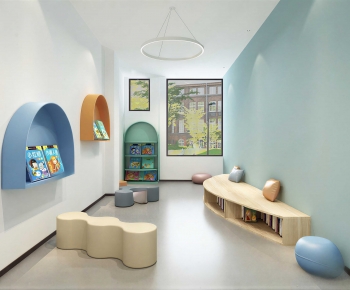 Modern Children's Reading Room-ID:695879943