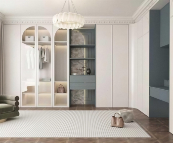 Modern Clothes Storage Area-ID:314209522