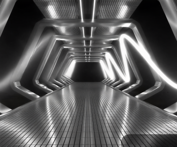 Modern Exhibition Hall-ID:876627923