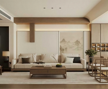 New Chinese Style A Living Room-ID:310111055
