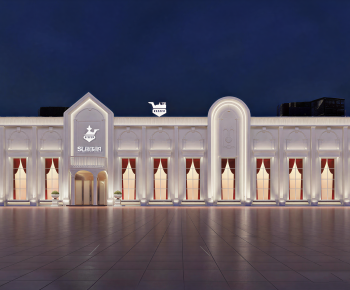 European Style Appearance Of Commercial Building-ID:337719925