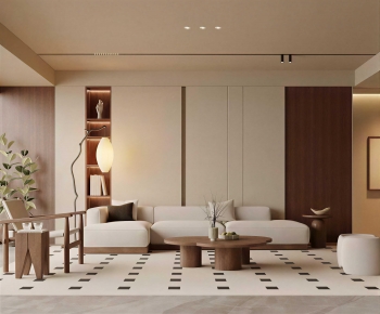 Modern A Living Room-ID:655294903