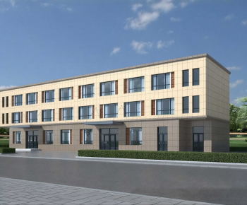 Modern Industrial Building-ID:203618058