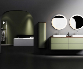 Nordic Style Bathroom Cabinet-ID:303872115