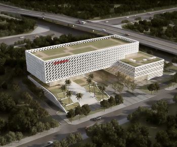 Modern Architectural Bird's-eye View Planning-ID:316303974