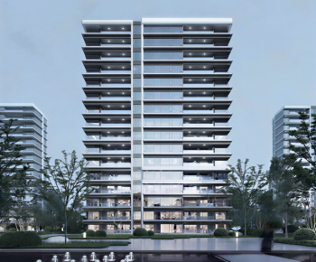 Modern Residential Building-ID:834971904