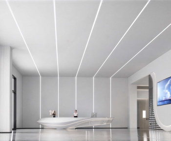 Modern Office Reception Desk-ID:772826918