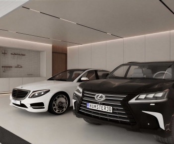 Modern Underground Garage-ID:127878906