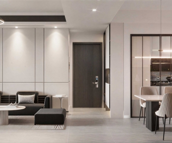 Modern A Living Room-ID:122610096