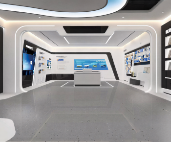 Modern Exhibition Hall-ID:432223089