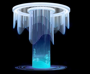 Modern Exhibition Hall-ID:412343033