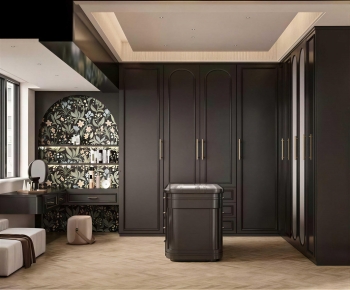 French Style Clothes Storage Area-ID:438431986