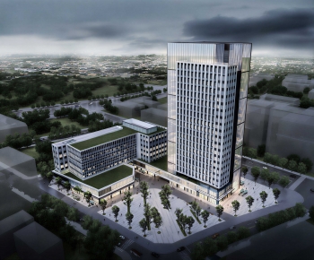 Modern Architectural Bird's-eye View Planning-ID:992727042