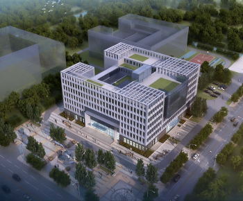 Modern Architectural Bird's-eye View Planning-ID:317722081