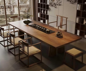 New Chinese Style Tea Tables And Chairs-ID:918335914