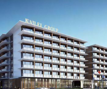 Modern Appearance Of Commercial Building-ID:319299942