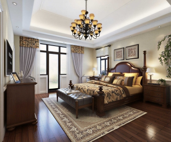 American Style Bedroom-ID:223820921